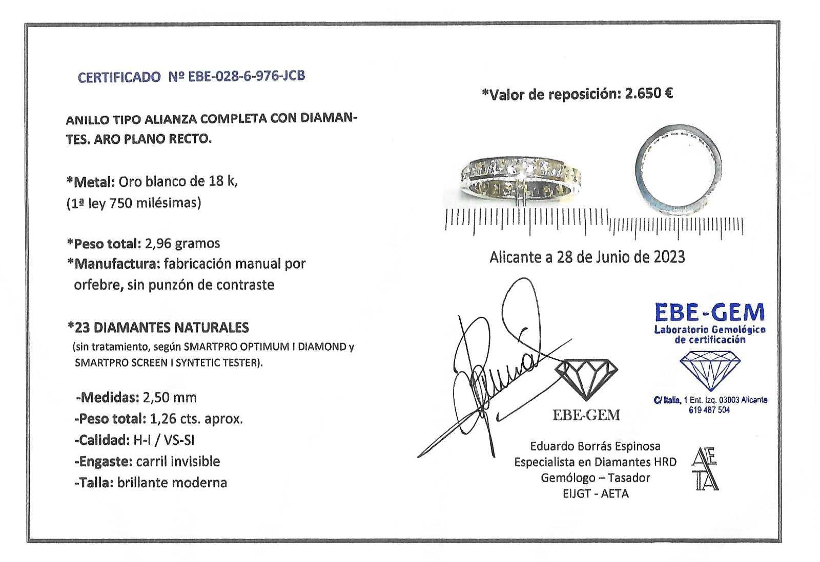 ANILLO BRILLANTES SINFIN