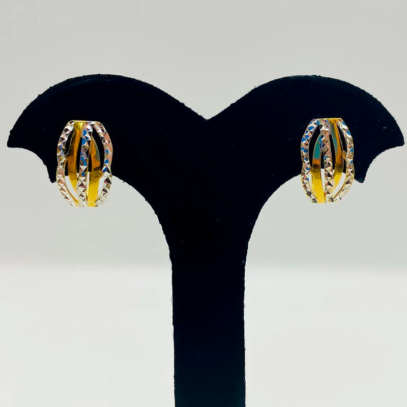 PENDIENTES BICOLOR