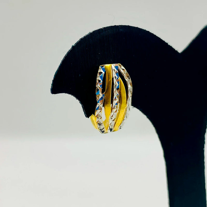 PENDIENTES BICOLOR
