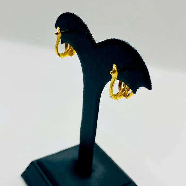 PENDIENTES BICOLOR
