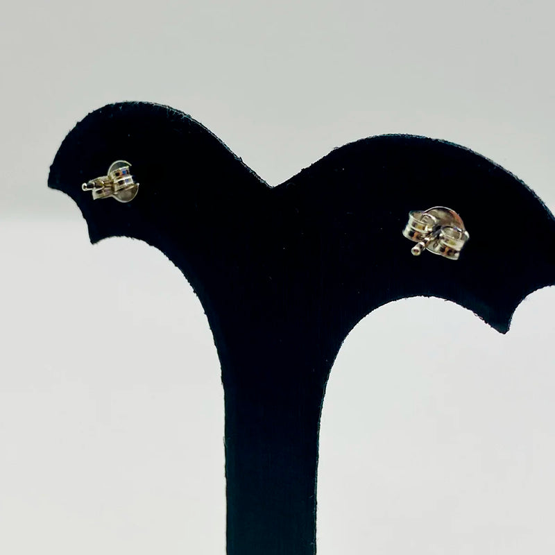 PENDIENTES DELFIN ORO BLANCO CON BRILLANTE