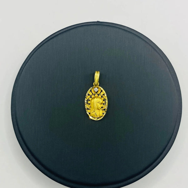 MEDALLA VIRGEN CON CIRCONITA