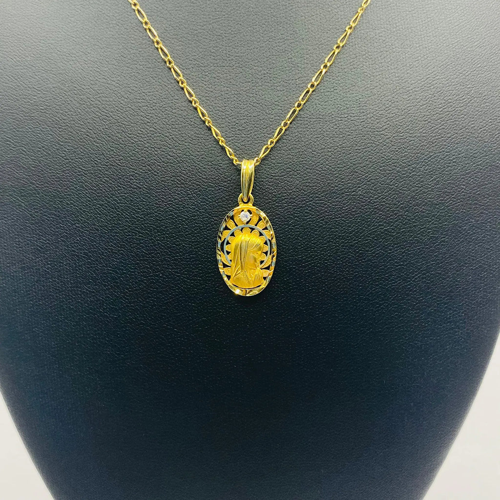 MEDALLA VIRGEN CON CIRCONITA