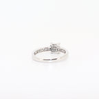 SOLITARIO ORO BLANCO CON DIAMANTES