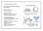 SOLITARIO ORO BLANCO CON DIAMANTES