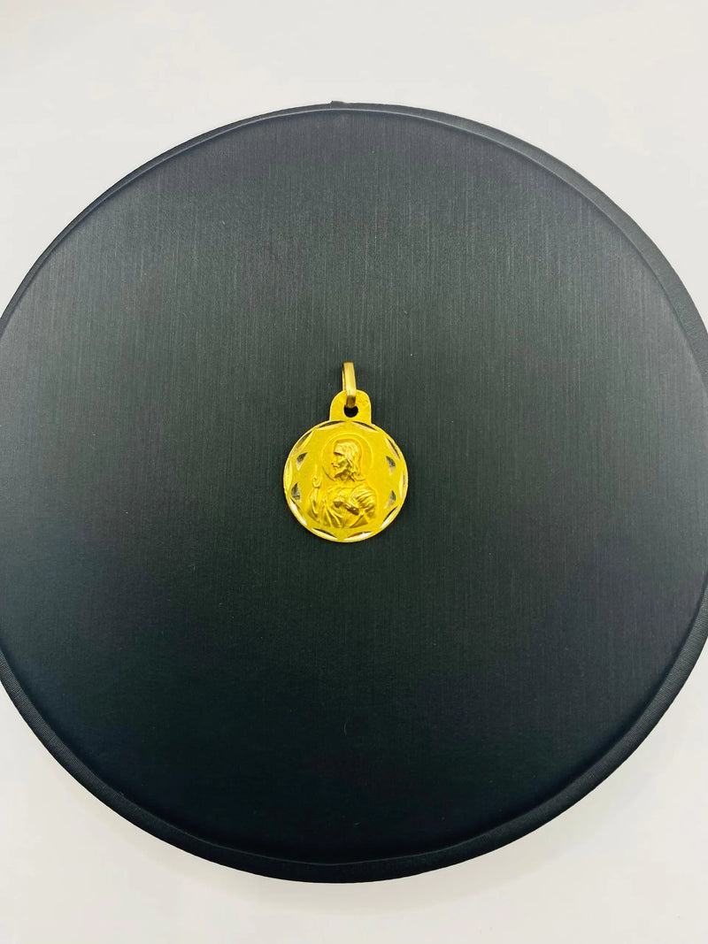 MEDALLA VIRGEN Y JESUS