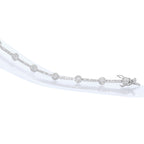 PULSERA ORO BLANCO CON BRILLANTES