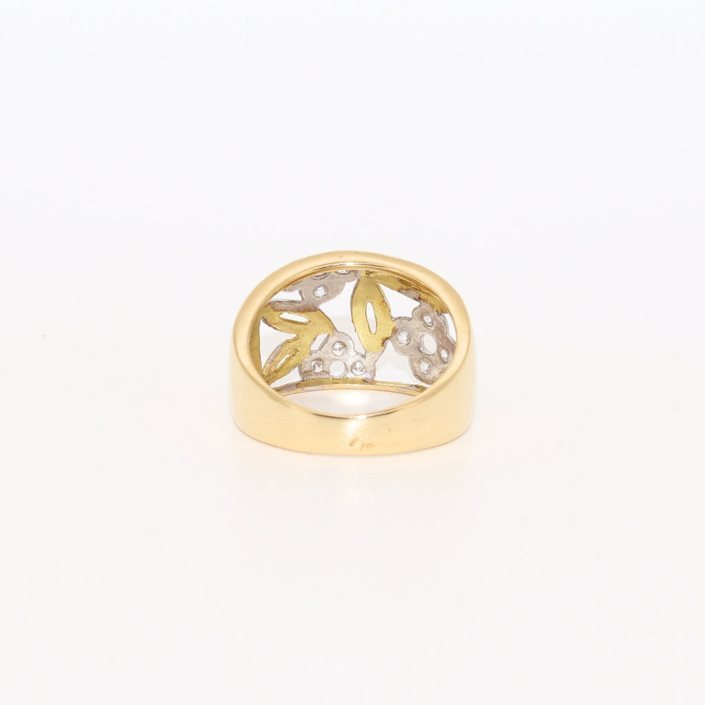 ANILLO FLORES BICOLOR