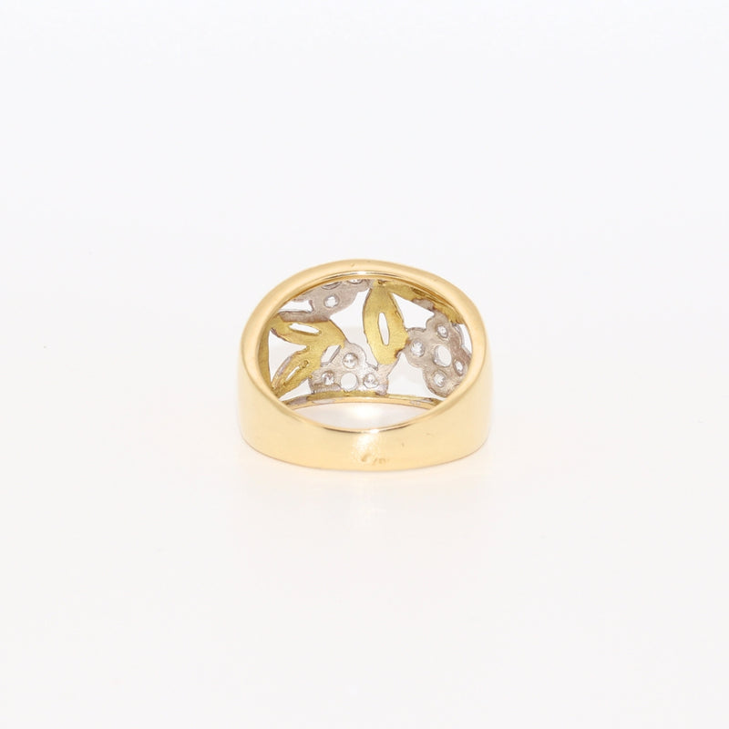 ANILLO FLORES BICOLOR
