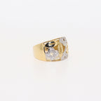 ANILLO FLORES BICOLOR
