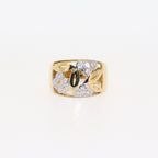 ANILLO FLORES BICOLOR