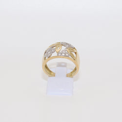 ANILLO FLORES BICOLOR