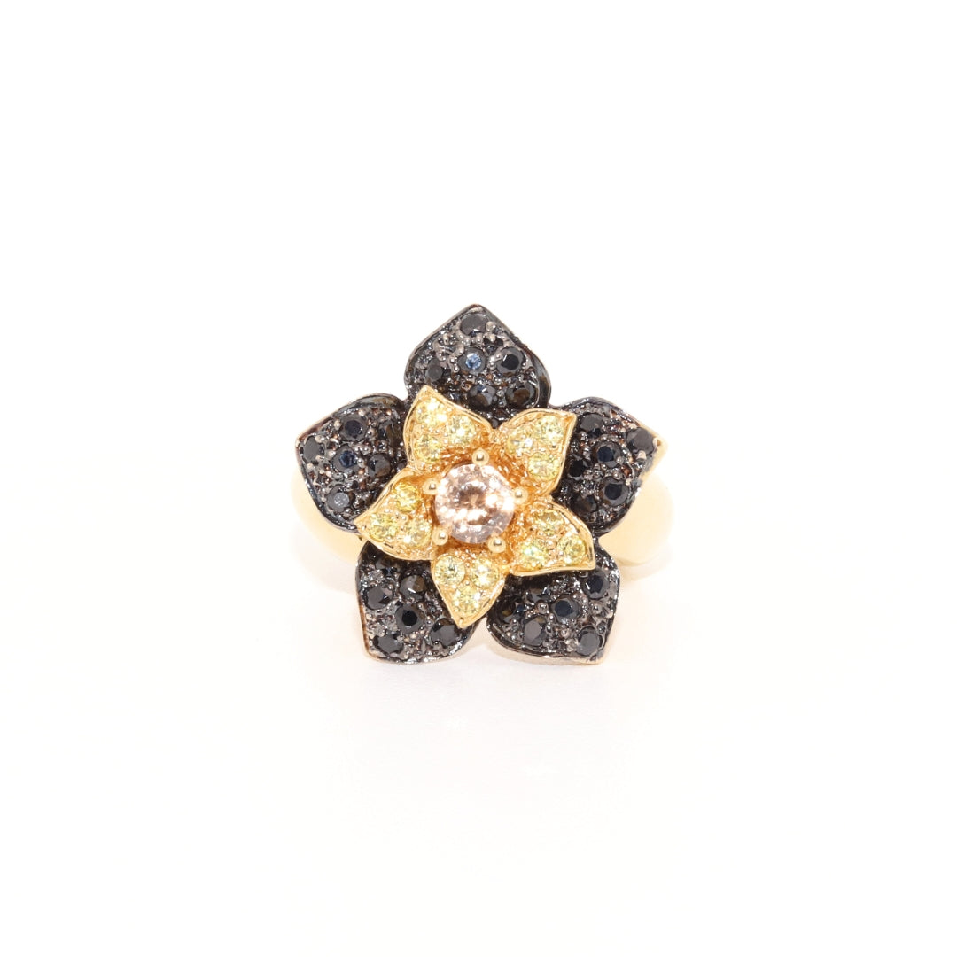 ANILLO FLOR NEGRA