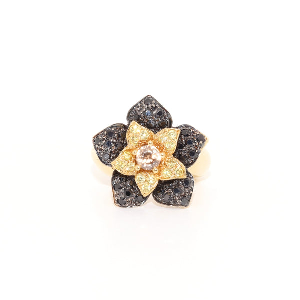 ANILLO FLOR NEGRA