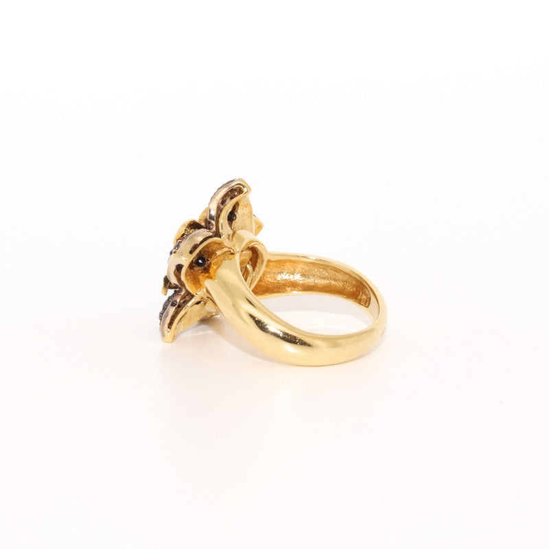 ANILLO FLOR NEGRA