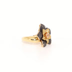 ANILLO FLOR NEGRA