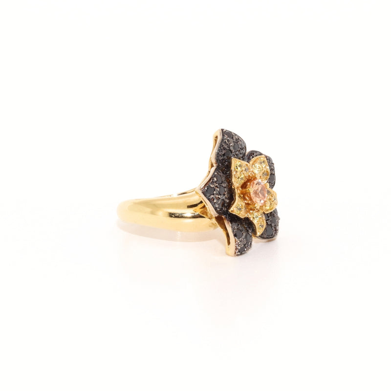 ANILLO FLOR NEGRA