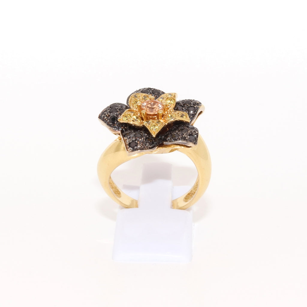 ANILLO FLOR NEGRA