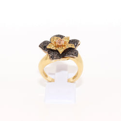 ANILLO FLOR NEGRA