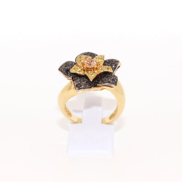 ANILLO FLOR NEGRA