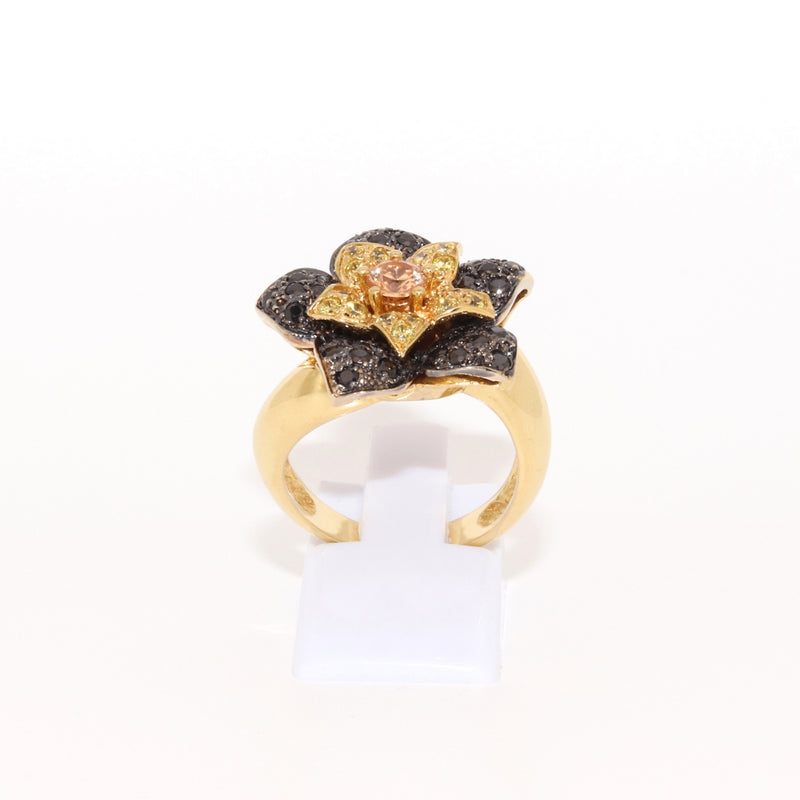 ANILLO FLOR NEGRA
