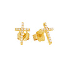 PENDIENTES TOUS CRUZ CON DIAMANTES