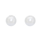 PENDIENTES ORO BLANCO Y PERLA