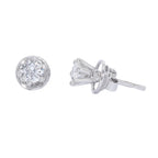 DORMILONAS ORO BLANCO CON DIAMANTES