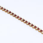 PULSERA RIVIERE RUBIS Y BRILLANTES