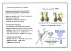PENDIENTES ESMERALDA Y BRILLANTES