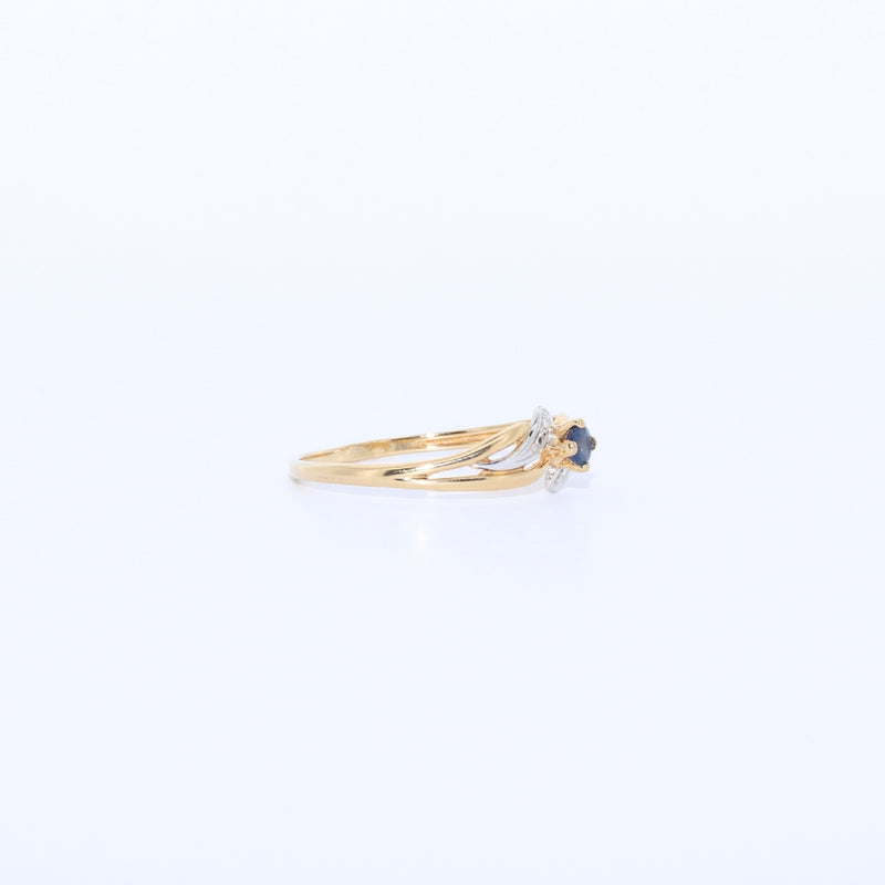 ANILLO BICOLOR ZAFIRO