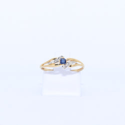 ANILLO BICOLOR ZAFIRO