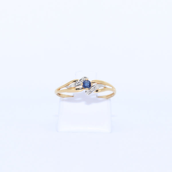 ANILLO BICOLOR ZAFIRO