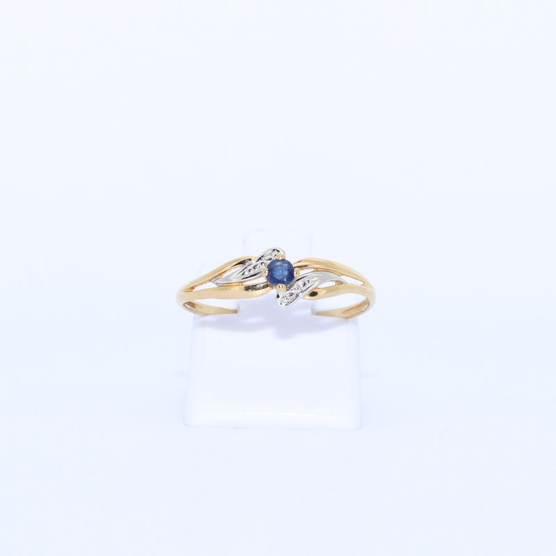 ANILLO BICOLOR ZAFIRO