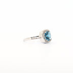 SORTIJA TOPACIO Y DIAMANTES