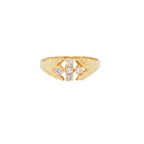 ANILLO CON BRILLANTES