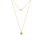 CADENA CON COLGANTE CORAZON BRILLANTES