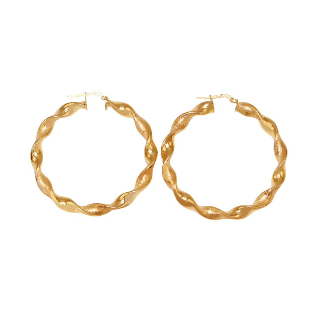 PENDIENTES GRANDES RIZADOS