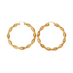 PENDIENTES GRANDES RIZADOS