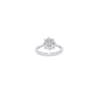 SORTIJA FLOR ORO BLANCO CON DIAMANTES