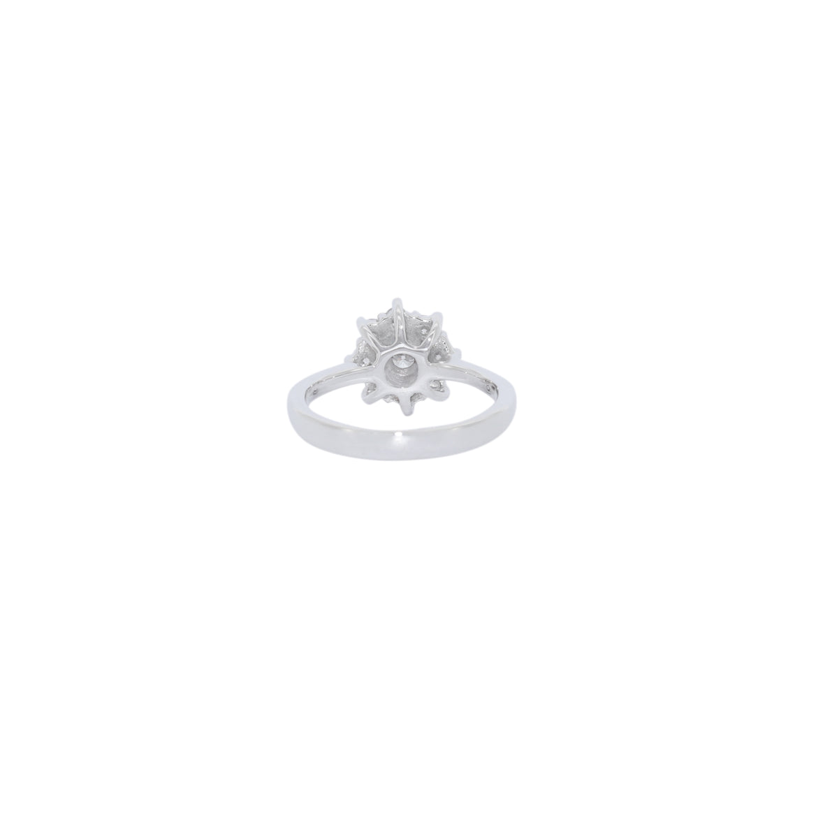 SORTIJA FLOR ORO BLANCO CON DIAMANTES