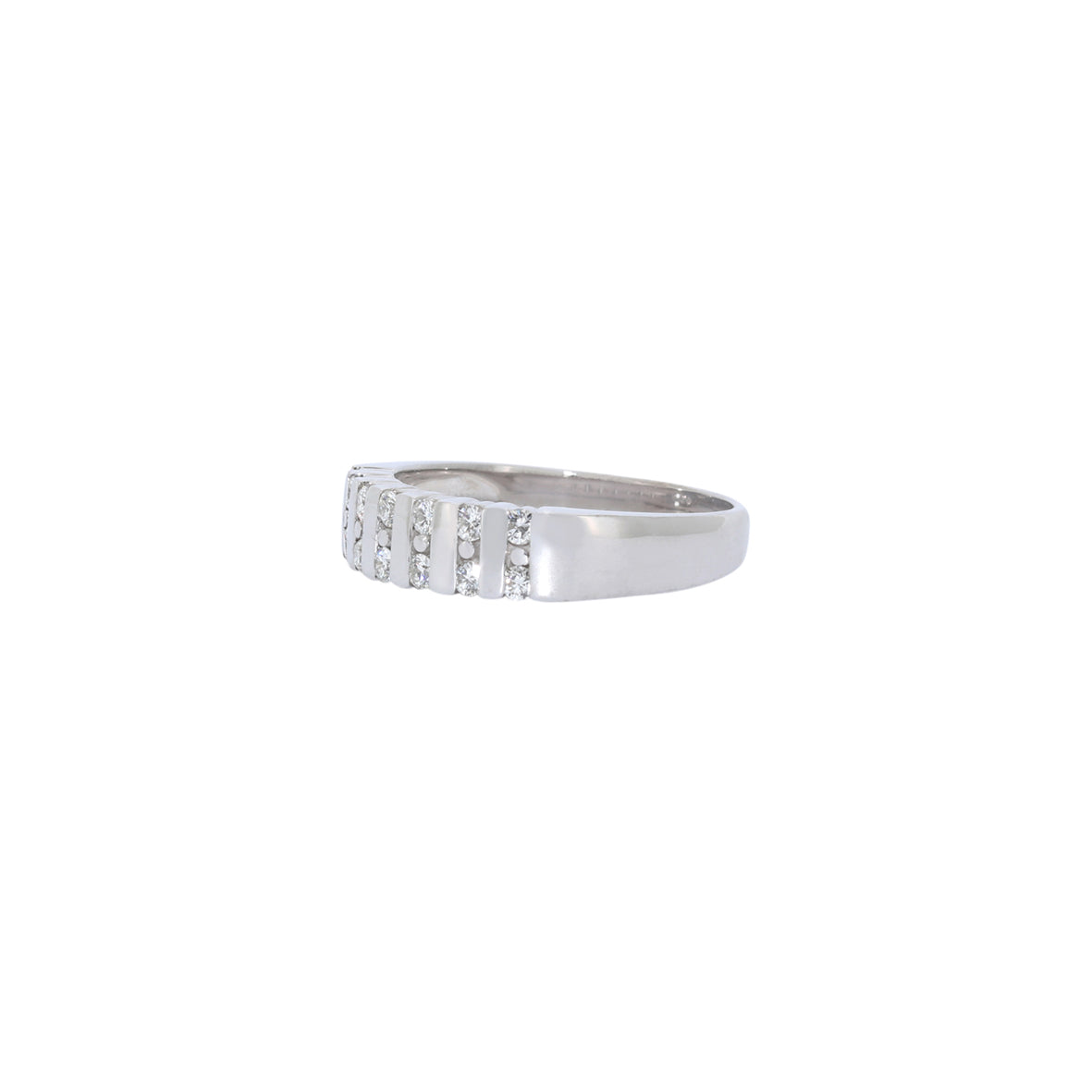 SORTIJA ORO BLANCO CON BRILLANTES