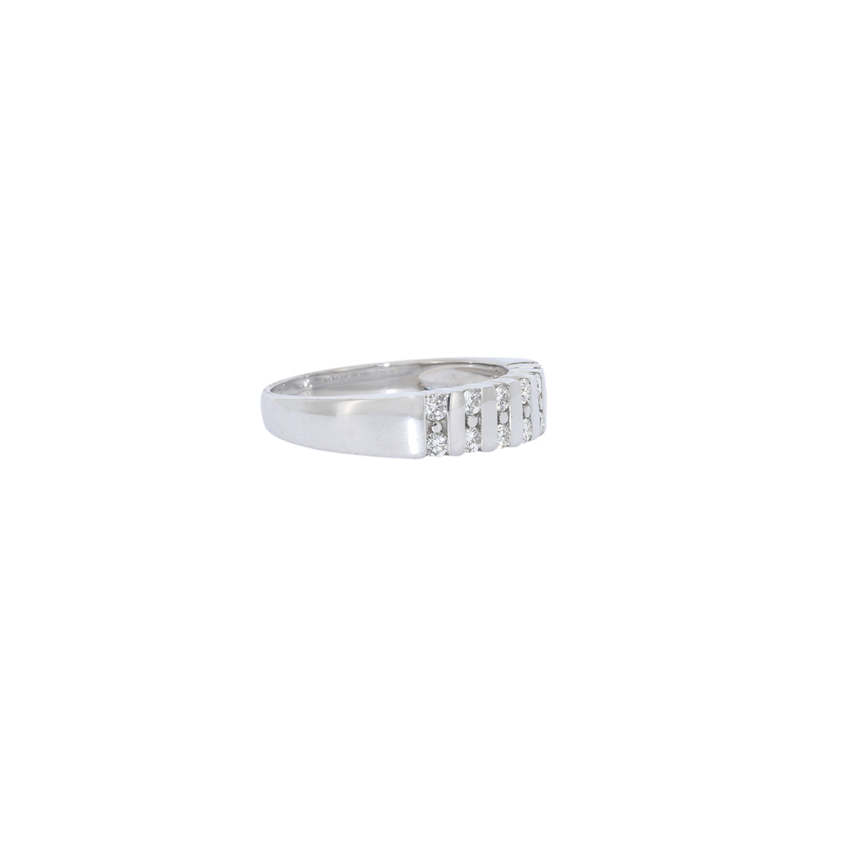 SORTIJA ORO BLANCO CON BRILLANTES
