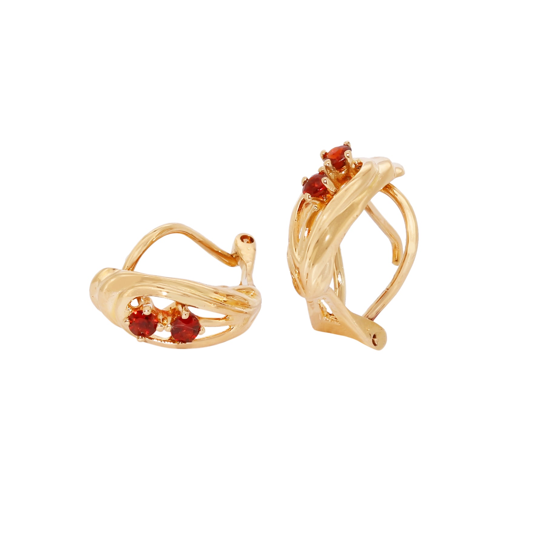 PENDIENTES GRANATE