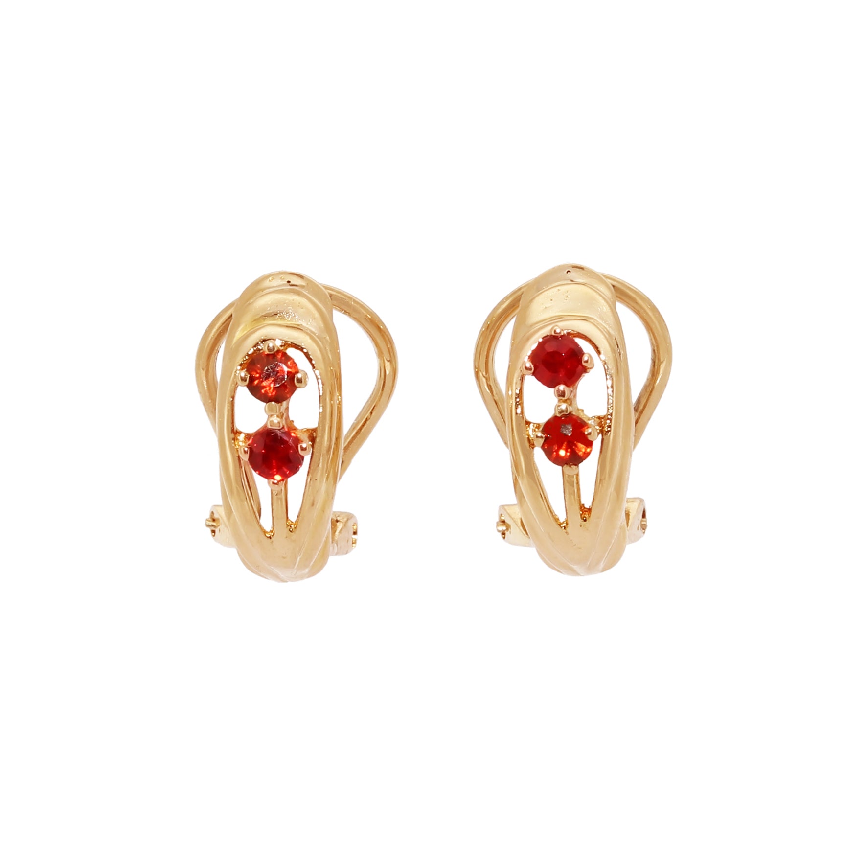 PENDIENTES GRANATE
