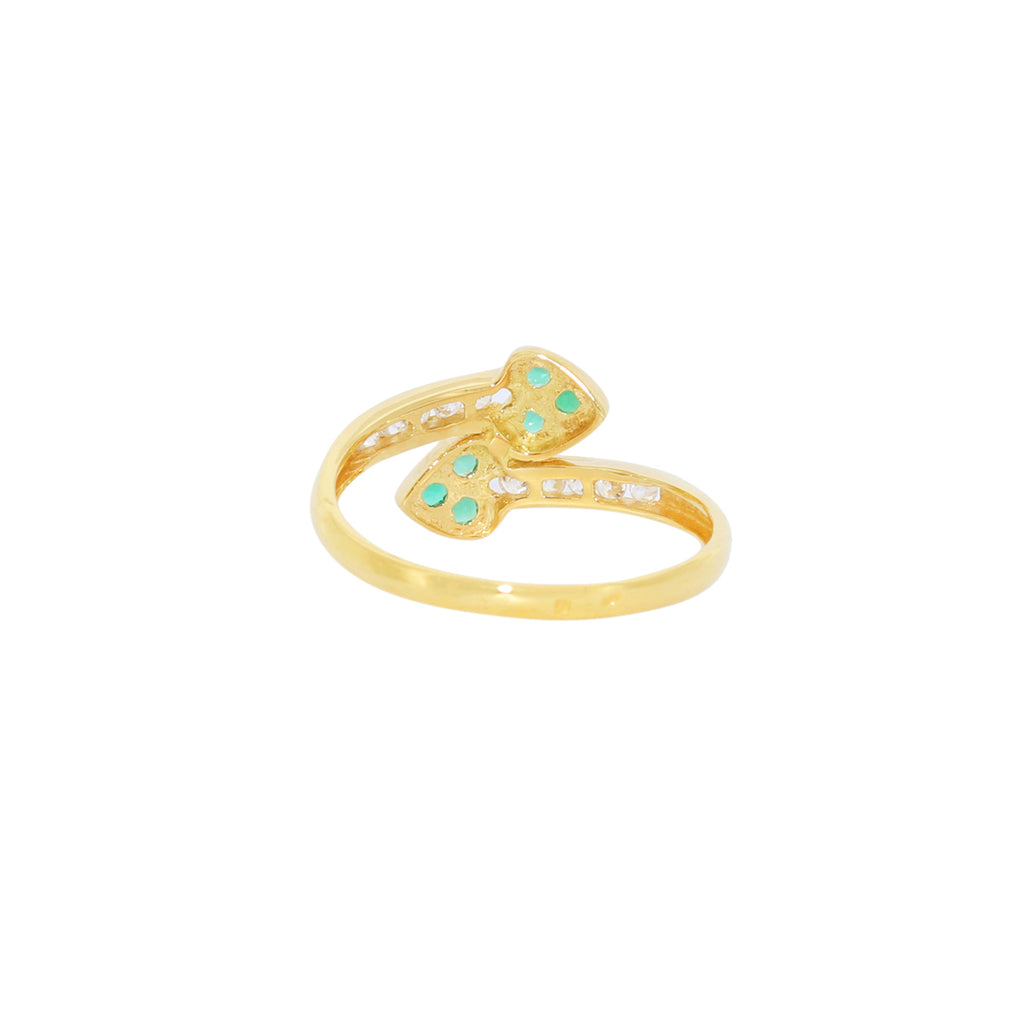 ANILLO TUYYO TREBOLES CON CIRCONITAS