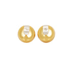 PENDIENTES REDONDOS 2 COLORES CON CIRCONITA