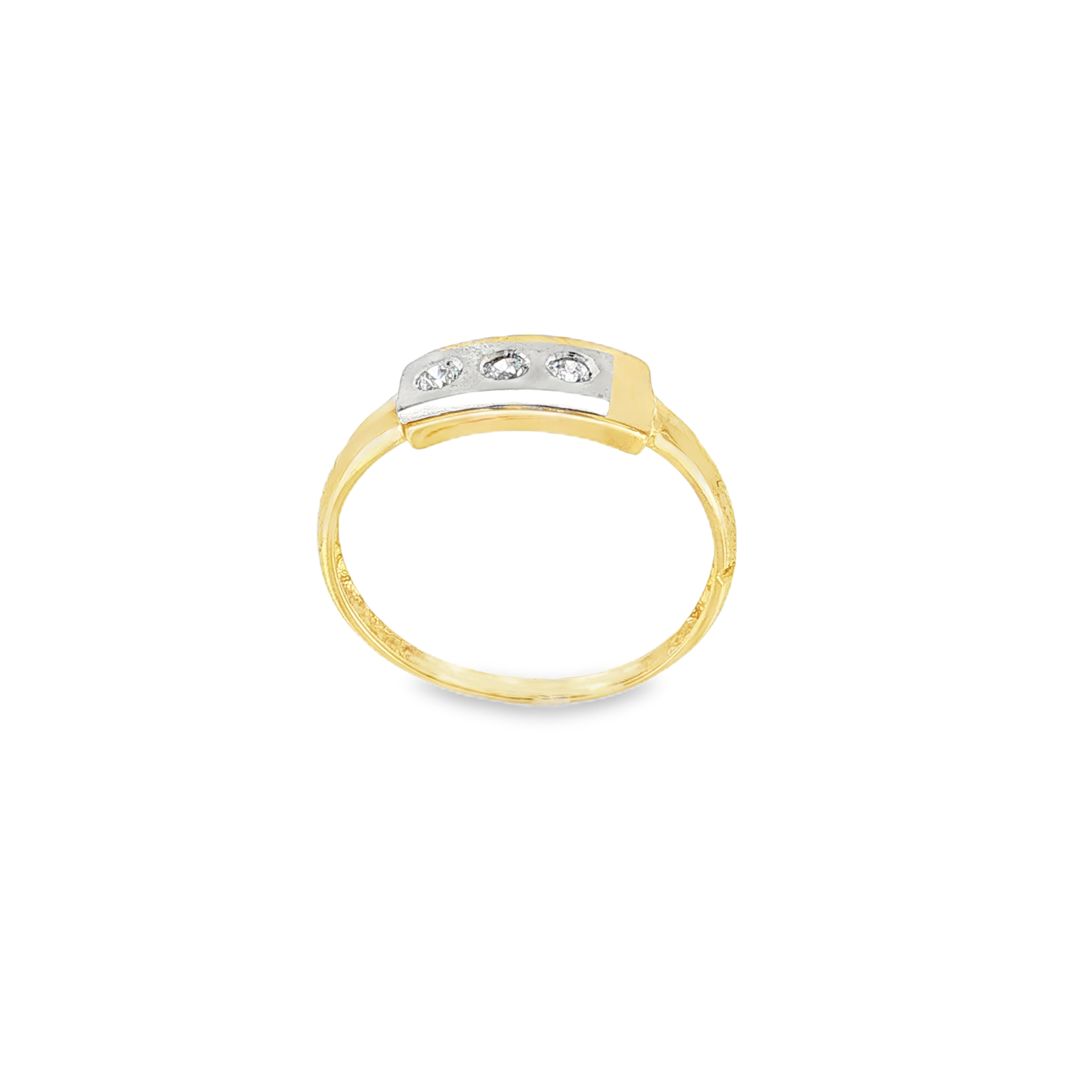 ANILLO TRIO DE LUZ CON CIRCONITAS