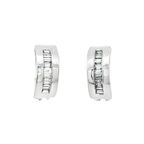 PENDIENTES LINEA DE LUZ ORO BLANCO CON DIAMANTES