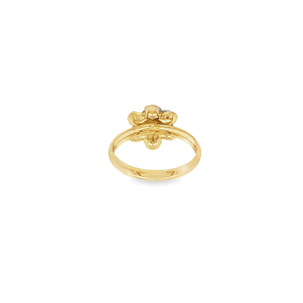 ANILLO FLOR Y BRILLOS DE CIRCONITAS